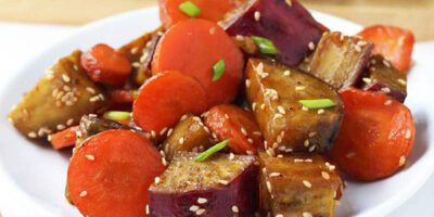 HONEY GLAZE SEASAME VEGETABLES